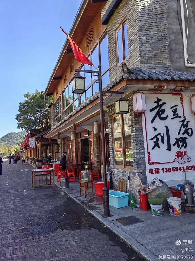 20231118游玩将乐龙栖山常口村龙栖山水杉大道秋色正浓常口村青山绿水
